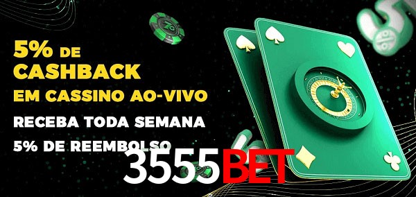 Promoções do cassino ao Vivo 3555Bet